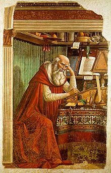 st jerome in his study